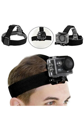 Aksiyon Kamera ve Telefon Tutucu Boyun Askısı Gezi -Seyahat Kayıt Aparatı Göğüs ve Kafa BandıSER-12X