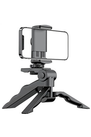 Tripod Modern Tasarım 3 Ayak Mini Kamera Tripodu Döner Başlık Telefon Tutucu Hafif K555