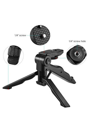 Tripod Modern Tasarım 3 Ayak Mini Kamera Tripodu Döner Başlık Telefon Tutucu Hafif K555