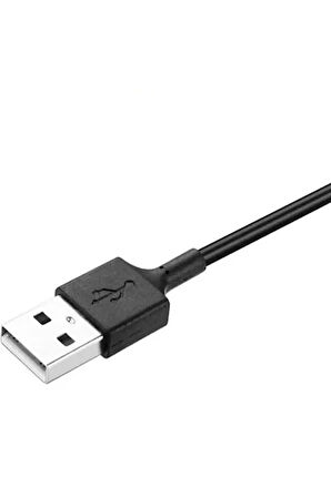 Samsung Galaxy Watch 6 ile Uyumlu Akıllı Saat Usb Şarj Aleti Akıllı Saat Şarj Kablosu Manyetik Siyah