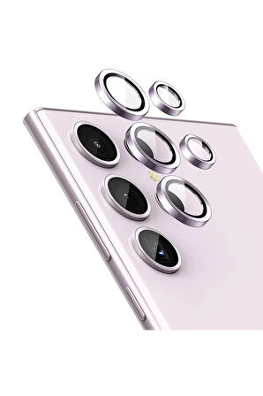 Galaxy S24 Ultra ile uyumlu Kamera Koruma Görüş Açı Bozmaz Yüksek çözünürlük Premium Advice Safir