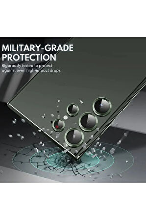 Galaxy S24 Ultra ile uyumlu Kamera Koruma Görüş Açı Bozmaz Yüksek çözünürlük Premium Advice Safir