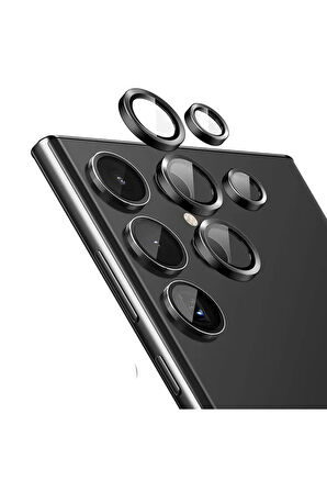 Galaxy S24 Ultra Ile Uyumlu Kamera Koruma Görüş Açı Bozmaz Yüksek Çözünürlük Premium