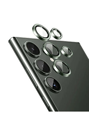 Galaxy S24 ile uyumlu Kamera Lens Koruma Görüş Açısını Bozmaz Yüksek çözünürlük Premium Advice Safir