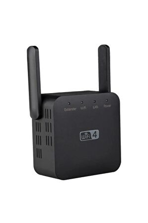 Kablosuz AP Repeater Wps Router 300 Mbps Wifi Sinyal Yaklaştırıcı Güçlendirici Menzil Genişletici