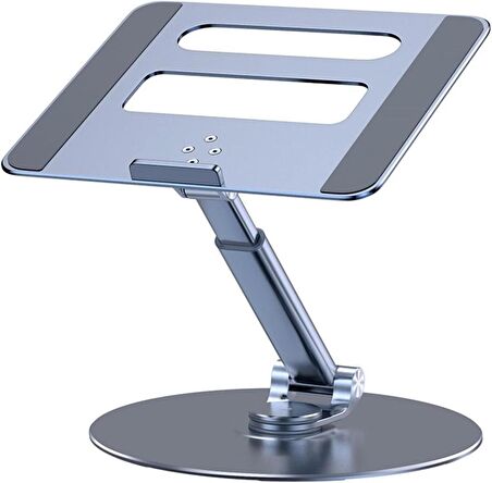 360° Dönerli Metal Ayarlanabilir Katlanır Laptop Tablet Standı Yükseltici Notebook MacBook Tutucu