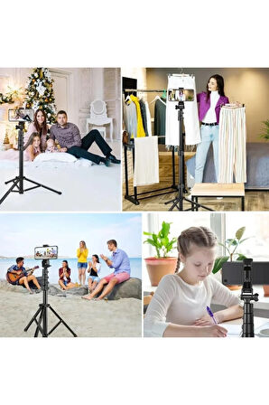 NP588 170 cm Tripod ve Monopod Özellikli İç ve Dış Mekan Fotoğraf ve Video Çekimleri için Tripod