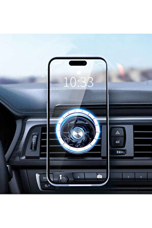 Mıknatıslı Araç İçi Telefon Tutucu Havalandırma Montaj Telefonu 360 Derece Döndürebilir ML216