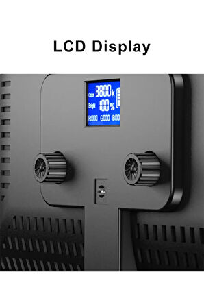 Profosyonel 21" Stüdyo Işık Kaliteli Döküm Ayak ile Birlikte Aydınlatma Uzaktan Kumandalı A118