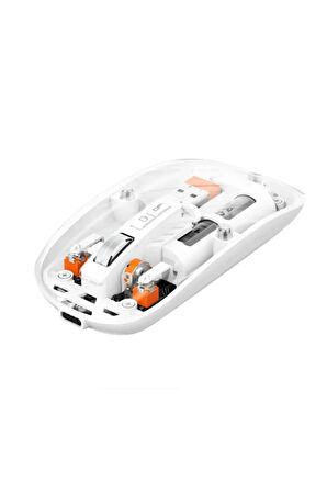 Şeffaf Kablosuz Mouse Usb Reciever Ile Bağlan Modern Tasarım M233