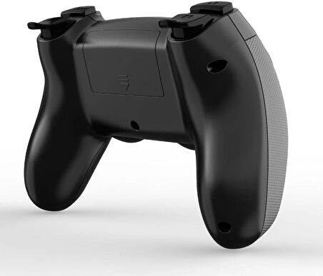 Coverzone 2.4G Kablosuz Gamepad PC Uyumlu Pilli Joystick Wireless Oyun Kolu Kişiselleştirilmiş Düğme, Hassas Trigger Kaymaz Tasarım G2.4G (Gri)