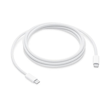 Coverzone Type - C to Type C Hızlı Şarj ve Data Kablo iPhone 15 İle Uyumlu 60 Watt USB-C to USB-C Uyumlu 1 Metre Şarj Kablosu X200 (60W - Beyaz)