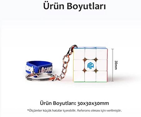 GAN 330 Anahtarlık Rubik Küp Zeka Küpü Paskalya Yumurta Sürümü 3x3 Türkiye Resmi Satıcısı