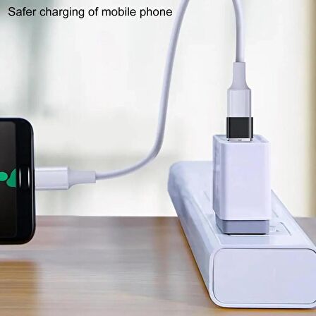 Coverzone USB 2.0 to Type-C adaptörü USB Erkek Tip-c Dişi USB A to USB C Dönüştürücü (RT8-A)