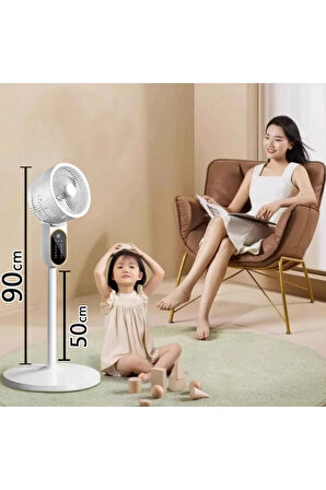 90cm Fan Led Ekranlı Kumandalı Vantilatör Ayarlanabilir 3 Farklı Boy Cvr-vn101