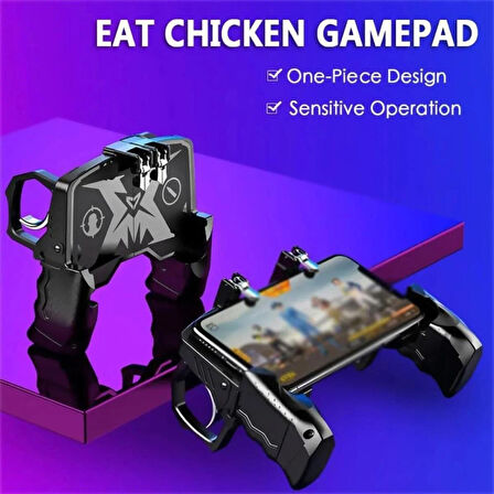 Coverzone PUBG, Call of Duty, Fortnite, Hedef Tetikleyici Yangın Düğmeleri L1R1 Shooter Hassas Joystick, 4,7-6,5 inç iPhone Android Telefon için Oyun Kolu K21