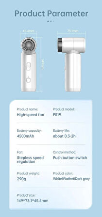 Multi Fonksiyonel Taşınabilir Mini Fan