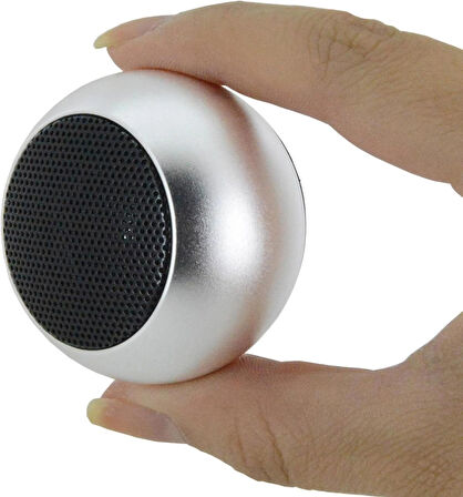 Coverzone Taşınabilir Bluetooth Speaker Mini Kablosuz Hoparlör Seyahatlerde Bisiklet Sürüşleri ve Doğa Gezilerinde Kullanıma Uygun M3 Silver