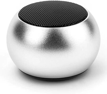 Coverzone Taşınabilir Bluetooth Speaker Mini Kablosuz Hoparlör Seyahatlerde Bisiklet Sürüşleri ve Doğa Gezilerinde Kullanıma Uygun M3 Silver