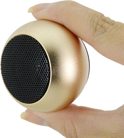 Coverzone Taşınabilir Bluetooth Speaker Mini Kablosuz Hoparlör Seyahatlerde Bisiklet Sürüşleri ve Doğa Gezilerinde Kullanıma Uygun M3 Gold