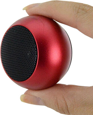 Coverzone Taşınabilir Bluetooth Speaker Mini Kablosuz Hoparlör Seyahatlerde Bisiklet Sürüşleri ve Doğa Gezilerinde Kullanıma Uygun M3 Kırmızı