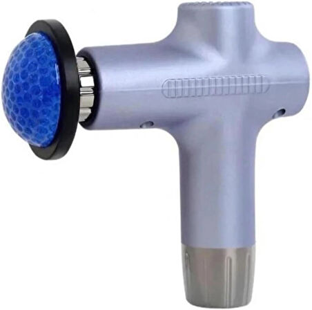 Coverzone Yeni Nesil Masaj Aleti Isıtmalı Derin Doku Kas Masaj Tabancası Masajı 20W Type-C Hızlı Şarj Girişli 6 Farklı Masaj Başlıklı CVR711 Lila