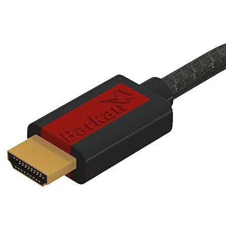 Barkan HDMI Kablo 10.2 Gbps 1.8 Metre 24K Gold Plated hdmi Cable HD18S1