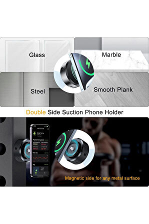 İphone Magsafe Uyumlu Kablosuz Telefon Tutucu Süper Güçlü Vakumlu Manyetik Tutucu X8q