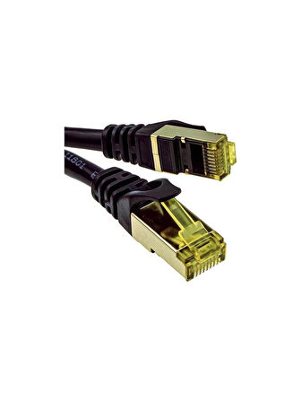 Coverzone Narita 3 Metre Network Kablosu Cat 7 Siyah Renk Ağ Kablosu Ethernet Kablo