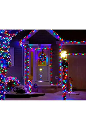 30 Metre Rgb Noel Yılbaşı Ağacı Işığı Led Ampül Çam Ağacı Balkon Merdiven Balkon Oda Kullanıma Uygun