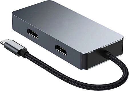 Coverzone Çoklayıcı Adaptör 7in1USB-C To USB 3.0 ve USB/C 4 Ports HUB + HDTV (4K/30Hz) + PD Macbook Uyumlu Çevirici Adaptör Çok Portlu Çoklayıcı 7 in 1 USB HUB CK-510