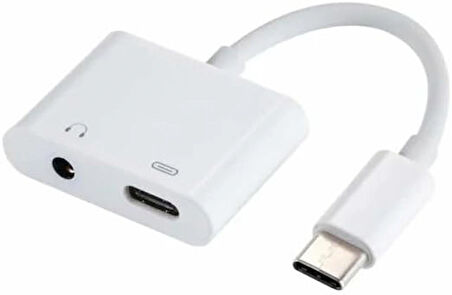 Coverzone Type-C to 3.5mm Audio Jack Aux Çevirici Tip C to 3.5mm Dönüştürücü ZR733