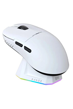 AJAZZ AJ159 PRO 3 Modlu 8000Hz 26.000 DPI Manyetik Şarj İstasyon PAW 3395 Optik Sensör Gaming Mouse