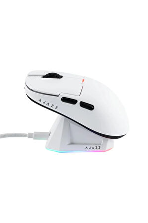 AJAZZ AJ159 PRO 3 Modlu 8000Hz 26.000 DPI Manyetik Şarj İstasyon PAW 3395 Optik Sensör Gaming Mouse