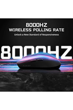 Ajazz AJ159 Apex 42000 DPI Manyetik Şarj İstasyonu-TFT Ekranlı Mouse-PAW 3950 Sensör-8K Dongle