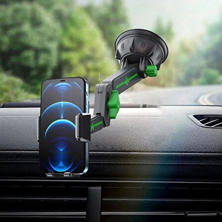 Coverzone Ağır Vasıta Araçlar için Araç Tutucu Kamyon Tır Otobüs Ekskavatör Ergonomik Tasarım Telefon Tutucu 4 ve 7.2 inç SJ-006