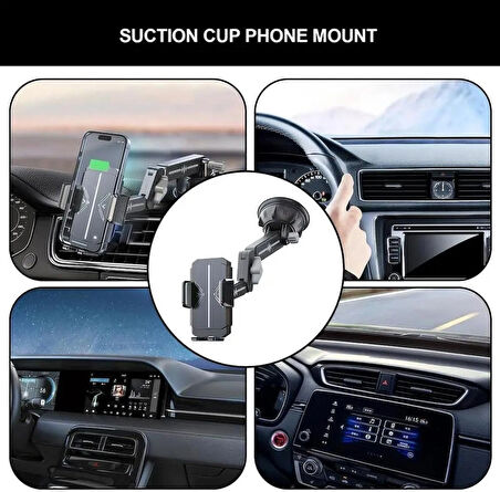 Coverzone Ağır Vasıta Araçlar için Araç Tutucu Kamyon Tır Otobüs Ekskavatör Ergonomik Tasarım Telefon Tutucu 4 ve 7.2 inç SJ-006