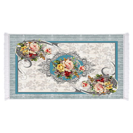 Dekoreko İnci Halı Dijital Saçaklı 9169 Desen 2