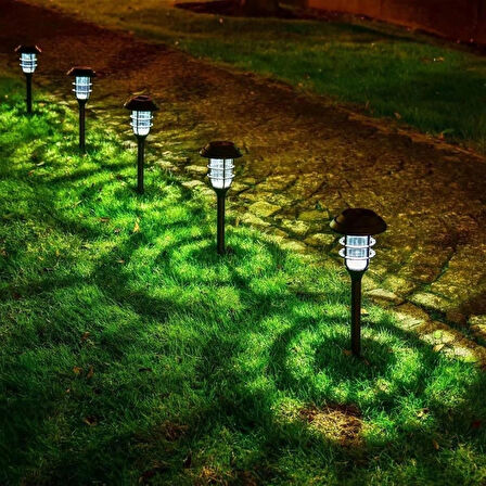 Coverzone 6'lı Solar Enerjili Bahçe Işıklandırmak için Lamba Dış Mekan Işık Uygun Güneş Enerjili Aydınlatma Piknik Kamp Tatil için Bahçe, Veranda, Havuz Kenarı Aydınlatması X20 [Enerji Sınıfı A]