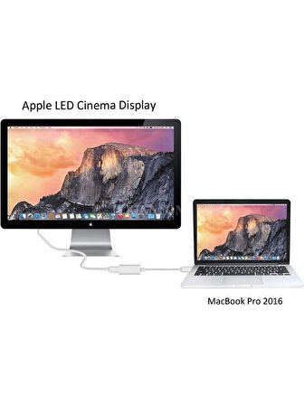 CoverZone Type-C To Mini Display Adaptör Tip C - Mini Dp Dönüştürücü MacBook Pro Uyumlu ile ZR125