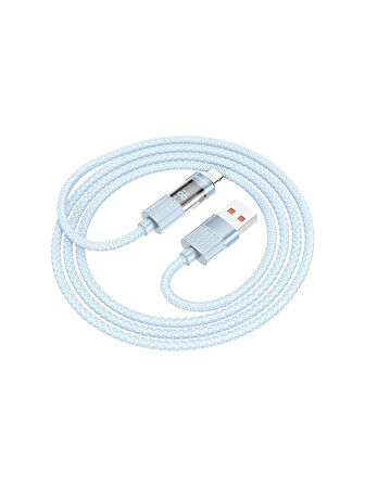 Borofone iPhone ile Uyumlu 2.4A Şarj ve Data Kablo USB To Lightning - 1.2 Metre - BU46