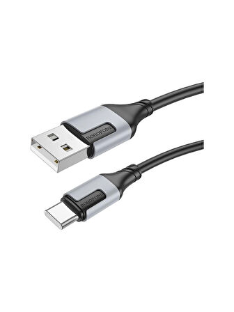 Borofone iPhone ile Uyumlu 3.0A Şarj ve Data Kablo USB To Type-C - 1 Metre - BX101