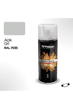 Akrilik Açık Gri Sprey Boya 400 ml - RAL 7035