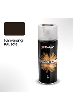 Akrilik Kahve Sprey Boya 400 ml - Ral 8016