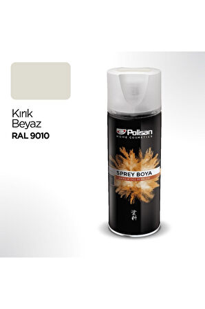 Akrilik Kırık Beyaz Sprey Boya 400 ml - RAL 9010