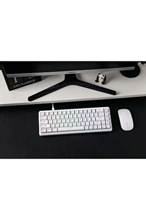 Ajazz AK680 Max HE Kablolu Manyetik Switch Klavye-8000Hz-0.125Ms