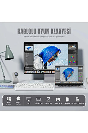 Ajazz AK680 Max HE Kablolu Manyetik Switch Klavye-8000Hz-0.125Ms