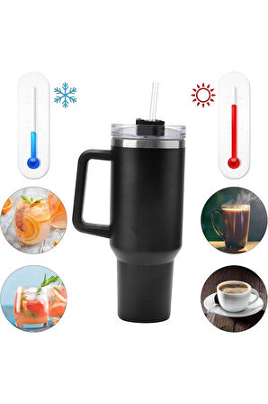 Profesyonel 304 Paslanmaz Çelik Sıcak ve Soğuk Çay Kahve Termosu Paslanmaz Çelik 1.2L X55
