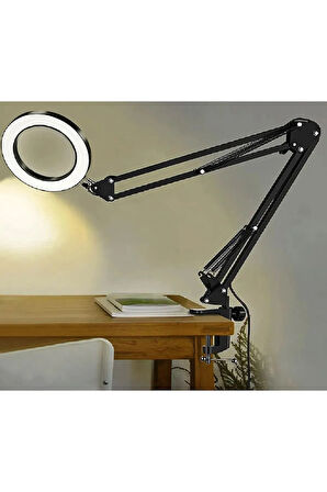 Kıskaçlı Yuvarlak Işık 10 inç (25cm) Stüdyo Işık Youtuber Twich Kick Yayıncı Işığı NB55