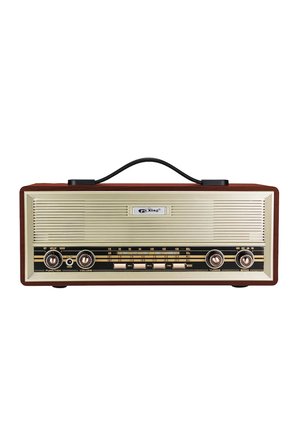 Midi Boy Retro Radyo Bluetooth Taşınabilir - USB/TF Kart Girişli, 2x8W Hoparlör 35cm x 14cm PX-630BT